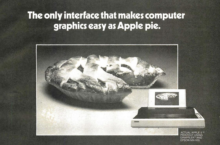The only interface that makes computer graphics easy as Apple pie